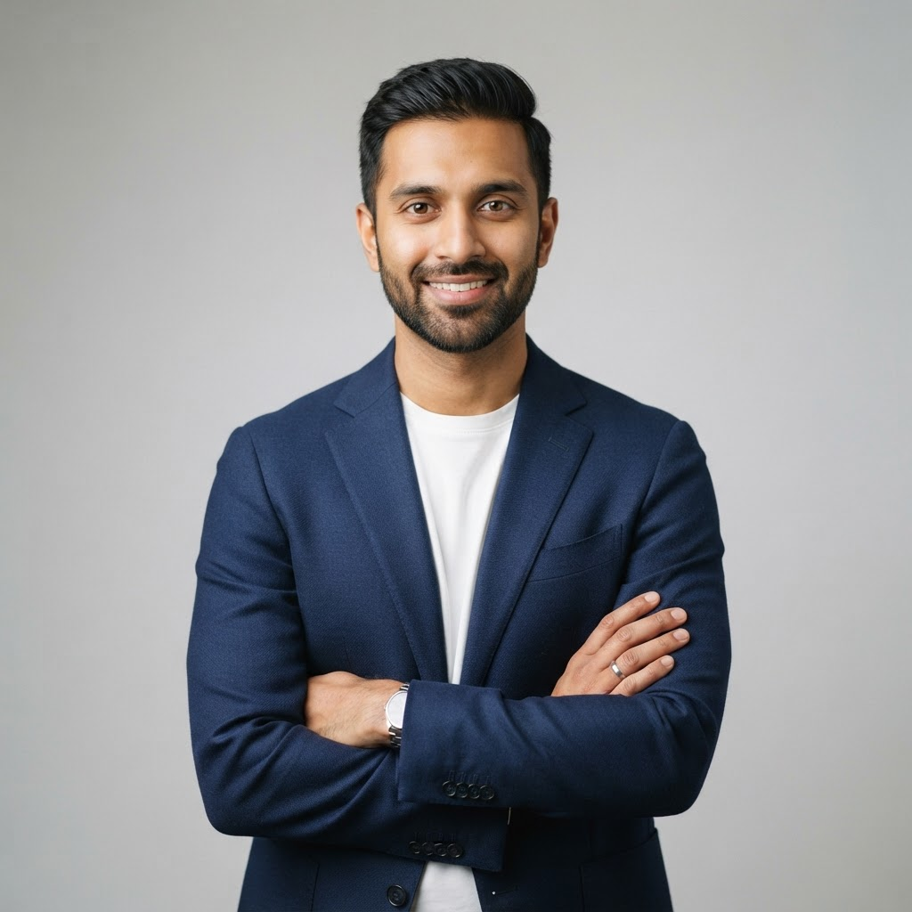 Portrait of the Voltrix Media founder